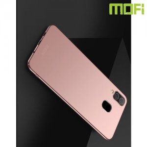 Mofi Slim Armor Матовый жесткий пластиковый чехол для Samsung Galaxy A40 - Розовое Золото