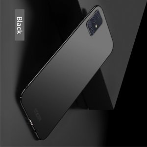 Mofi Slim Armor Матовый жесткий пластиковый чехол для Samsung Galaxy A51 - Черный
