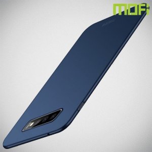 Mofi Slim Armor Матовый жесткий пластиковый чехол для Samsung Galaxy S10 - Синий