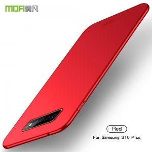 Mofi Slim Armor Матовый жесткий пластиковый чехол для Samsung Galaxy S10 Plus - Красный