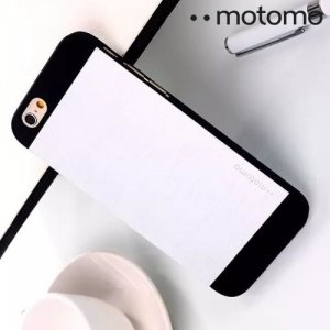 MOTOMO металлический алюминиевый чехол для iPhone 6S / 6 - Серебряный