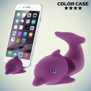 Настольная подставка для телефона Дельфин - Фиолетовый