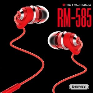 Наушники гарнитура с микрофоном Remax RM-585 Красные