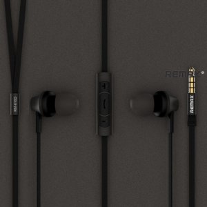 Наушники гарнитура с микрофоном Remax RM-610D Металлические Черные