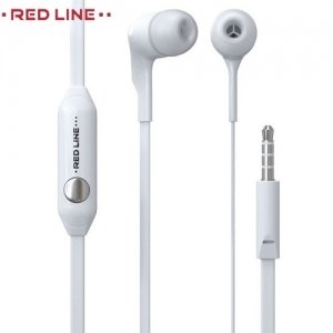 Наушники с микрофоном Red Line E01 - Белые
