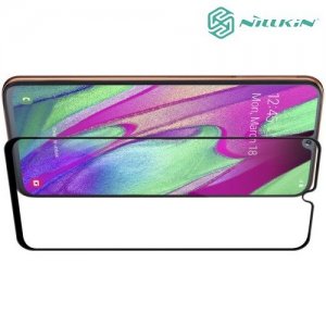 NILLKIN Amazing CP+ Противоударное Полноэкранное Олеофобное Защитное Стекло для Samsung Galaxy A40 Черное