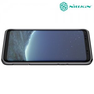 Nillkin Defender Бронированный противоударный двухслойный чехол для Samsung Galaxy S9 - Черный