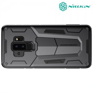 Nillkin Defender Бронированный противоударный двухслойный чехол для Samsung Galaxy S9 Plus - Черный
