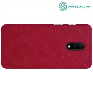 NILLKIN Qin чехол флип кейс для OnePlus 7 - Красный