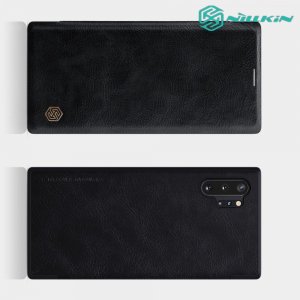 NILLKIN Qin чехол флип кейс для Samsung Galaxy Note 10+ - Черный