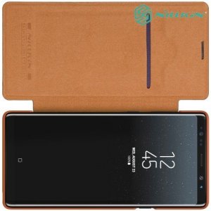 NILLKIN Qin чехол флип кейс для Samsung Galaxy Note 9 - Коричневый