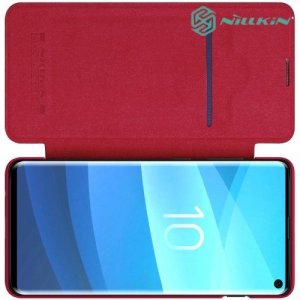 NILLKIN Qin чехол флип кейс для Samsung Galaxy S10 - Красный