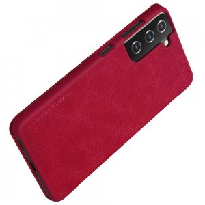 NILLKIN Qin чехол флип кейс для Samsung Galaxy S21 - Красный