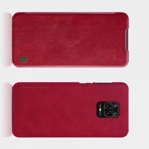 NILLKIN Qin чехол флип кейс для Xiaomi Poco X3 NFC - Красный