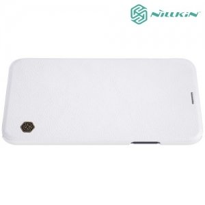 Nillkin Qin Series чехол книжка для iPhone Xs / X - Белый