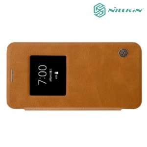 Nillkin Qin Series чехол книжка для LG G6 H870DS - Коричневый
