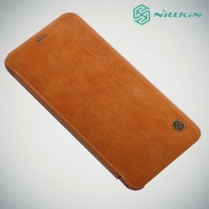 Nillkin Qin Series чехол книжка для OnePlus 5T - Коричневый