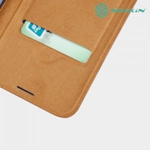 Nillkin Qin Series чехол книжка для Samsung Galaxy S9 - Коричневый