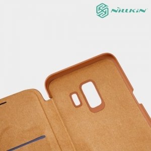 Nillkin Qin Series чехол книжка для Samsung Galaxy S9 - Коричневый