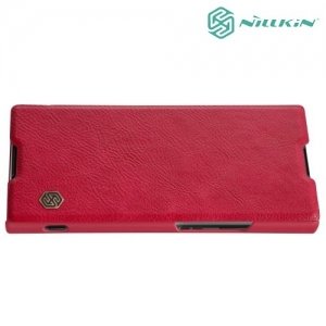 Nillkin Qin Series чехол книжка для Sony Xperia XA1 Plus - Красный