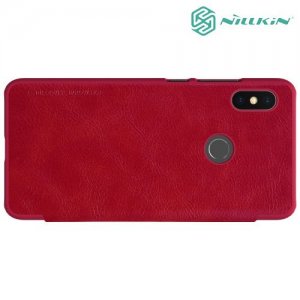 Nillkin Qin Series чехол книжка для Xiaomi Redmi Note 5 / 5 Pro - Красный