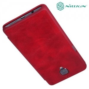 Nillkin Qin Series чехол книжка для OnePlus 3 - Красный