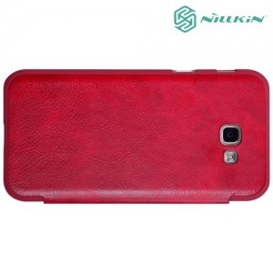 Nillkin Qin Series чехол книжка для Samsung Galaxy A3 2017 SM-A320F - Красный
