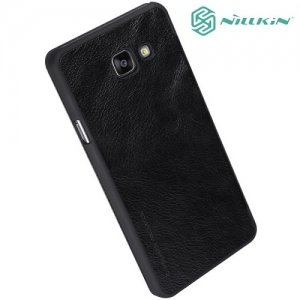 Nillkin Qin Series кожаный чехол книжка для Samsung Galaxy A5 2016 SM-A510F - Черный 