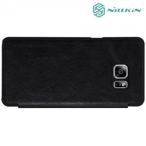 Nillkin Qin Series чехол книжка для Samsung Galaxy Note 7 - Черный