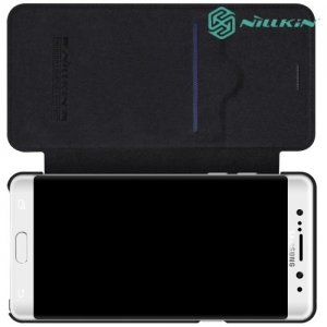 Nillkin Qin Series чехол книжка для Samsung Galaxy Note 7 - Черный