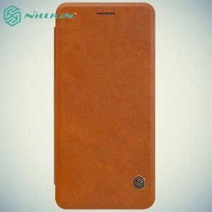 Nillkin Qin Series чехол книжка для Samsung Galaxy Note 7 - Коричневый