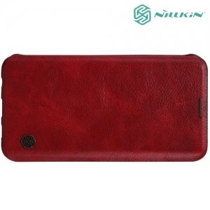 Nillkin Qin Series чехол книжка для Samsung Galaxy S6 Edge Plus - Красный