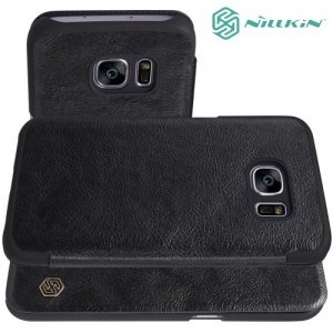 Nillkin Qin Series чехол книжка для Samsung Galaxy S7 - Черный