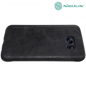 Nillkin Qin Series чехол книжка для Samsung Galaxy S7 Edge - Черный