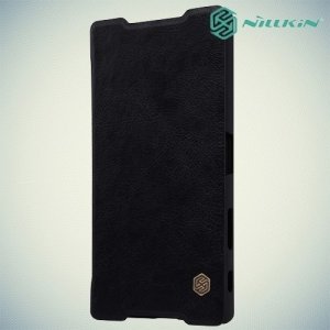 Nillkin Qin Series чехол книжка для Sony Xperia Z5 Premium - Черный