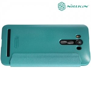 Nillkin с умным окном чехол книжка для Asus Zenfone 2 Laser ZE550KL - Sparkle Case Синий