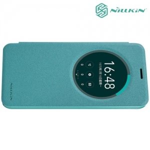 Nillkin с умным окном чехол книжка для Asus Zenfone 2 Laser ZE550KL - Sparkle Case Синий
