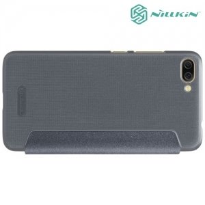 Nillkin с окном чехол книжка для ASUS ZenFone 4 Max ZC554KL - Sparkle Case Серый