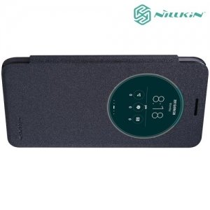 Nillkin с умным окном чехол книжка для ASUS ZenFone Go ZC500TG - Sparkle Case Серый