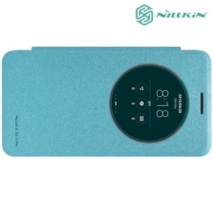Nillkin с умным окном чехол книжка для ASUS ZenFone Go ZC500TG - Sparkle Case Голубой