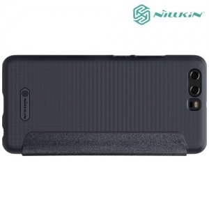 Nillkin с умным окном чехол книжка для Huawei P10 Plus - Sparkle Case Серый