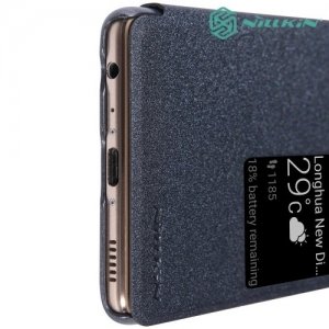 Nillkin с умным окном чехол книжка для Huawei P9 - Sparkle Case Серый