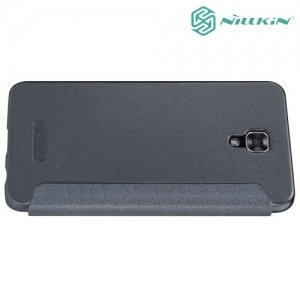 Nillkin с умным окном чехол книжка для LG X view - Sparkle Case Серый