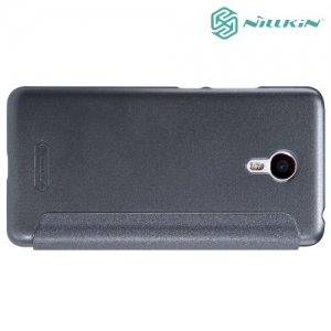 Nillkin с умным окном чехол книжка для Meizu M3 Note - Sparkle Case Серый