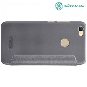 Nillkin с окном чехол книжка для Xiaomi Redmi Note 5A Prime 3/32GB - Sparkle Case Серый