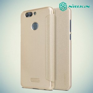 Nillkin Sparkle флип чехол книжка для Huawei nova 2 Plus - Золотой
