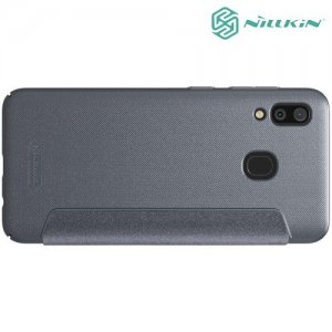Nillkin Sparkle флип чехол книжка для Samsung Galaxy A30 / A20 - Серый