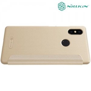 Nillkin Sparkle флип чехол книжка для Xiaomi Mi 8 SE - Золотой