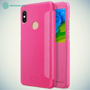 Nillkin Sparkle флип чехол книжка для Xiaomi Mi 6x / Mi A2 - Розовый