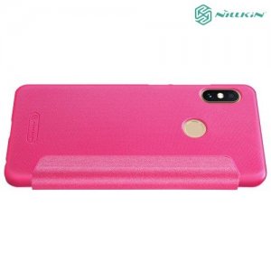 Nillkin Sparkle флип чехол книжка для Xiaomi Mi 6x / Mi A2 - Розовый